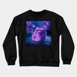 Blue Hydrengeahog Crewneck Sweatshirt